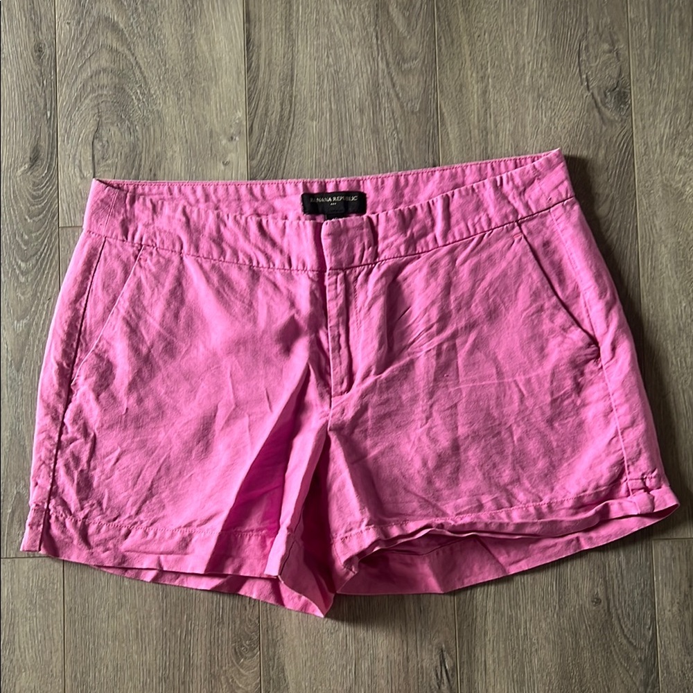 Banana Republic Pink High Waist Shorts